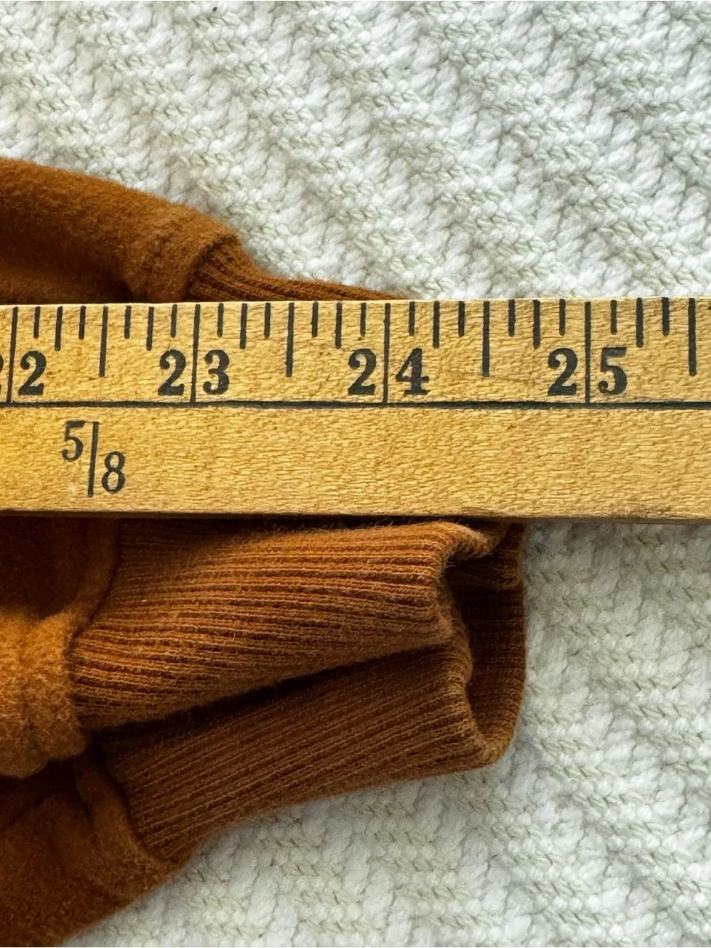 Men’s Straight Down Clothing Co Large Camel Colored 1/4 Zip Cotton Sweatshirt